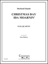 CHRISTMAS DAY IN THE MORNING 2 Euphonium 2 Tuba QUARTET P.O.D. cover